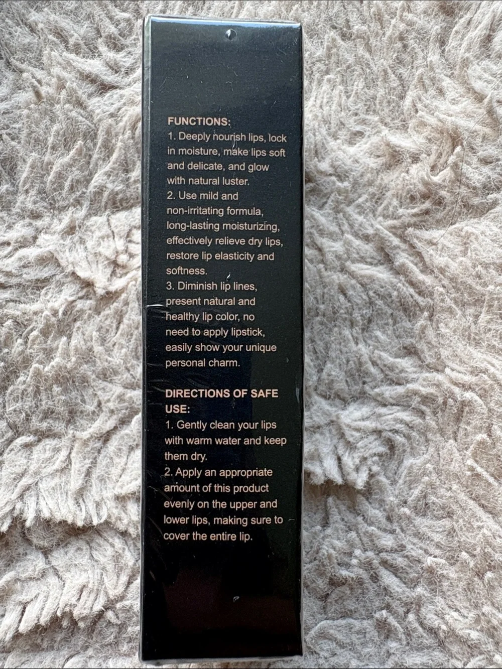Honey Lipstick Tinted Lip Balm - Black